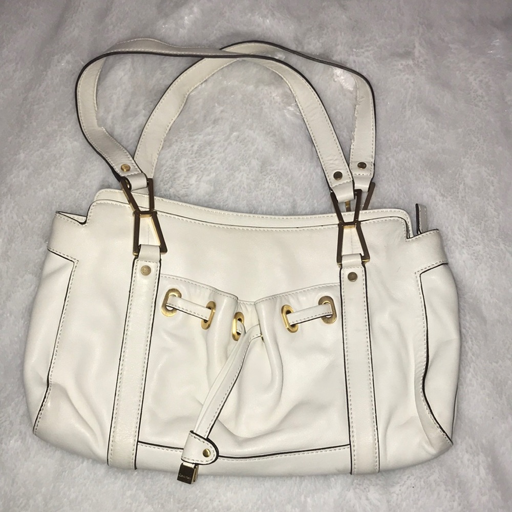 Calvin Klein shoulder bag with gold hardware used